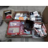AN ASSORTMENT OF HOUSEHOLD CLEARANCE ITEMS TO INCLUDE CDS AND VHS ETC
