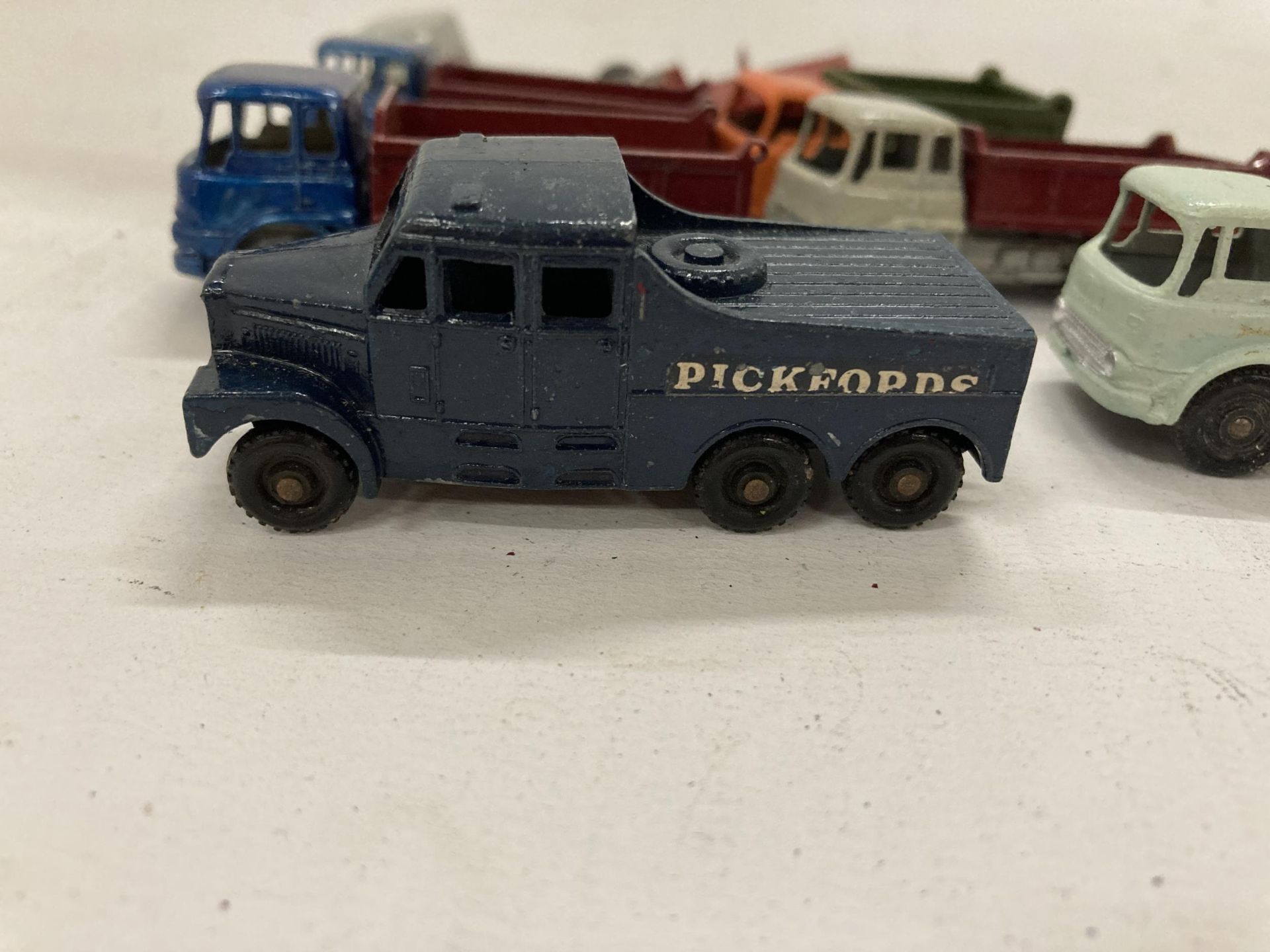 SEVEN UNBOXED LESNEY MATCHBOX LORRY MODELS - Image 2 of 4