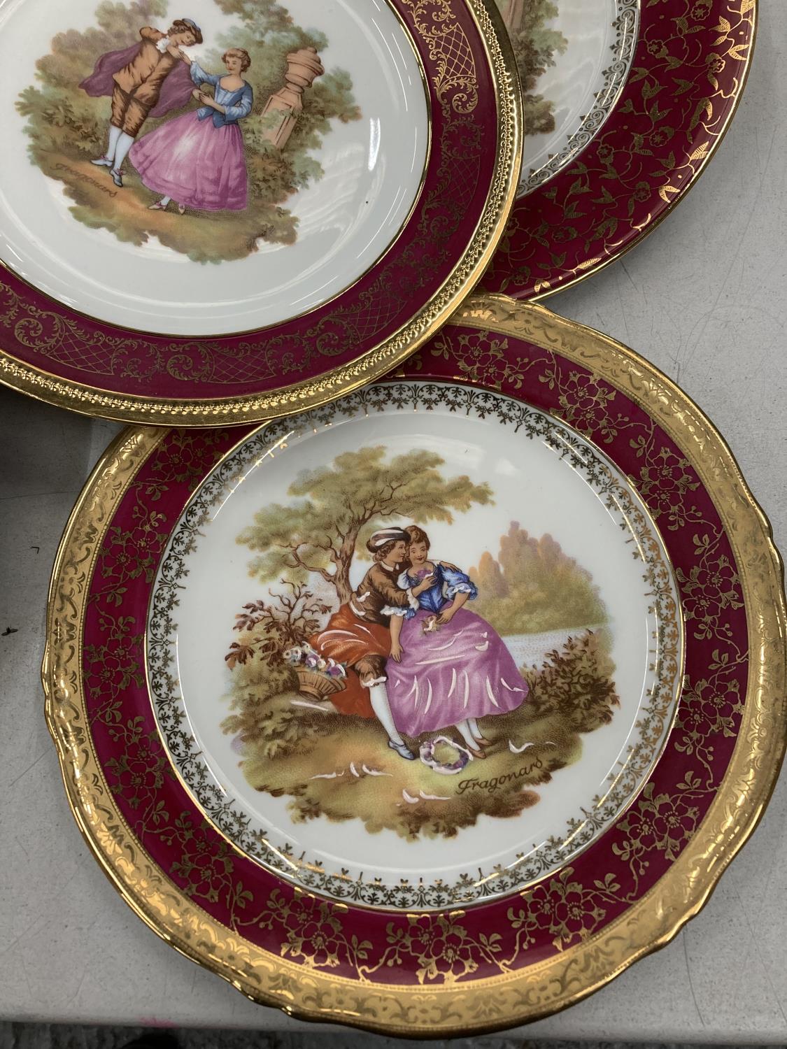 A QUANTITY OF LIMOGES CABINET PLATES - 10 IN TOTAL - Image 3 of 5