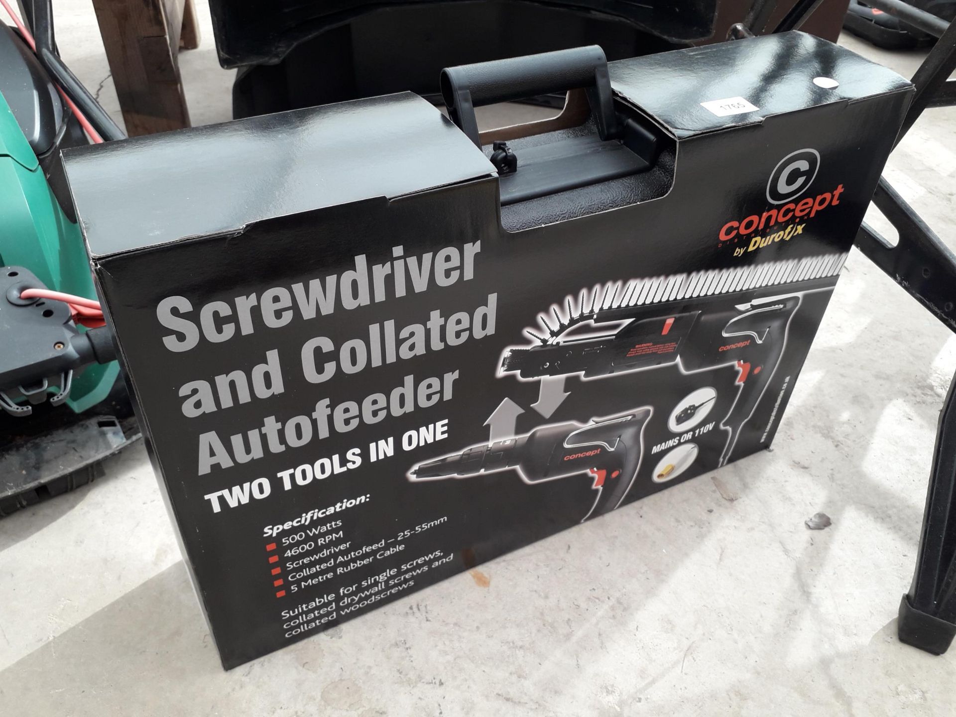 A NEW AND BOXED CONCEPT BY DUROFIX SCREWDRIVER AND COLLATED AUTOFEEDER