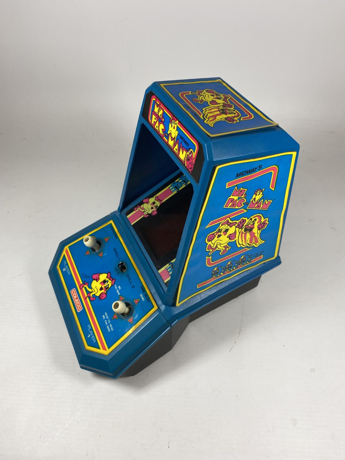 A RETRO COLECO PAC MAN MIDWAY TABLE TOP ARCADE GAME - Image 2 of 5