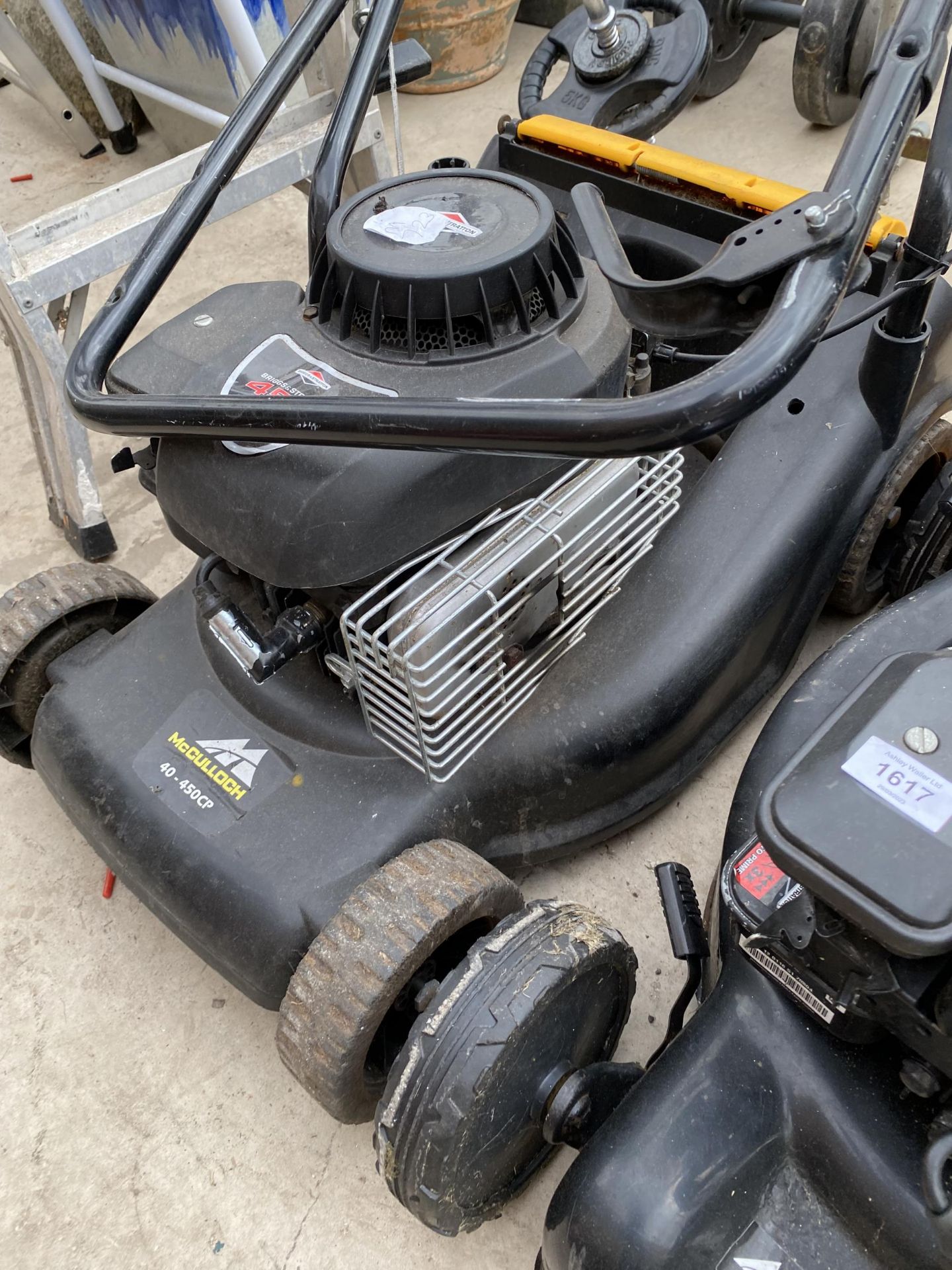 TWO MCCULLOCH PETROL LAWN MOWERS FOR SPARES AND REPAIRS - Image 3 of 3