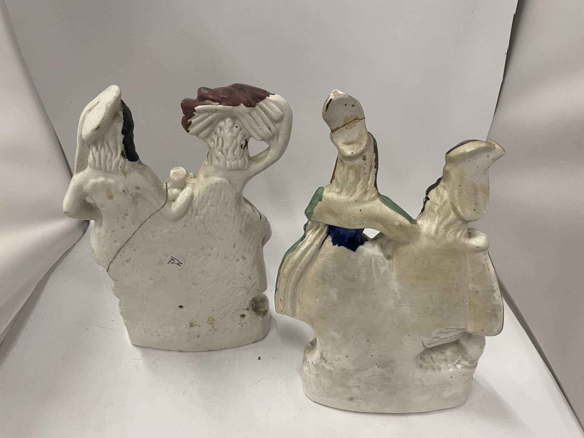 TWO EARLY STAFFORDSHIRE POTTERY FIGURE GROUPS - Image 2 of 3