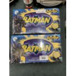 TWO BATMAN LIMITED EDITION PLAYING CARD TINS - AS NEW