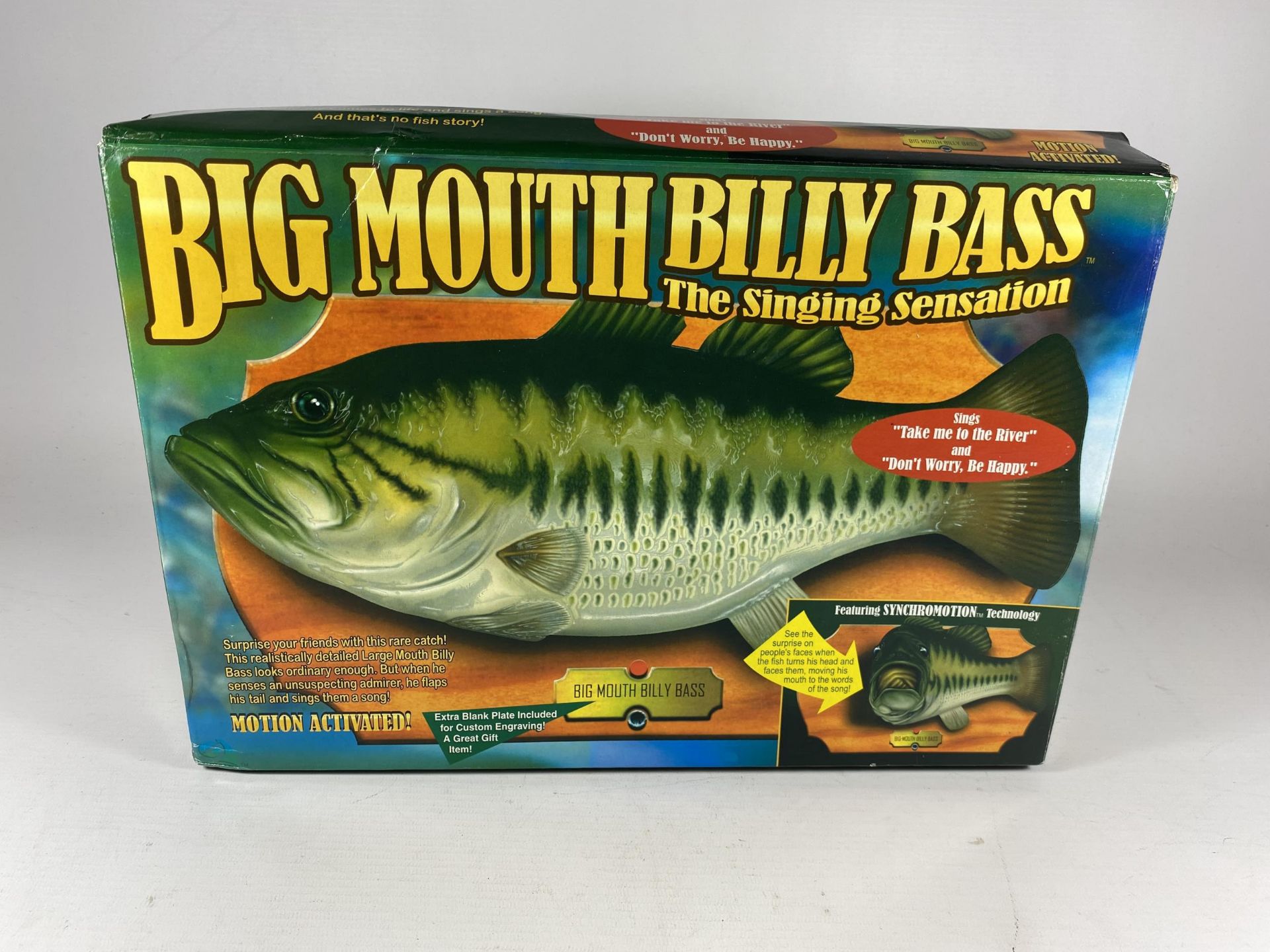 A BOXED RETRO BIG MOUTH BILLY BASS THE SINGING SENSATION
