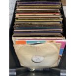 A LARGE COLLECTION OF VARIOUS LPS TO INCLUDE SUPERTRAMP, BLUE MINK, FOLK 66, GENE VINCENT ETC