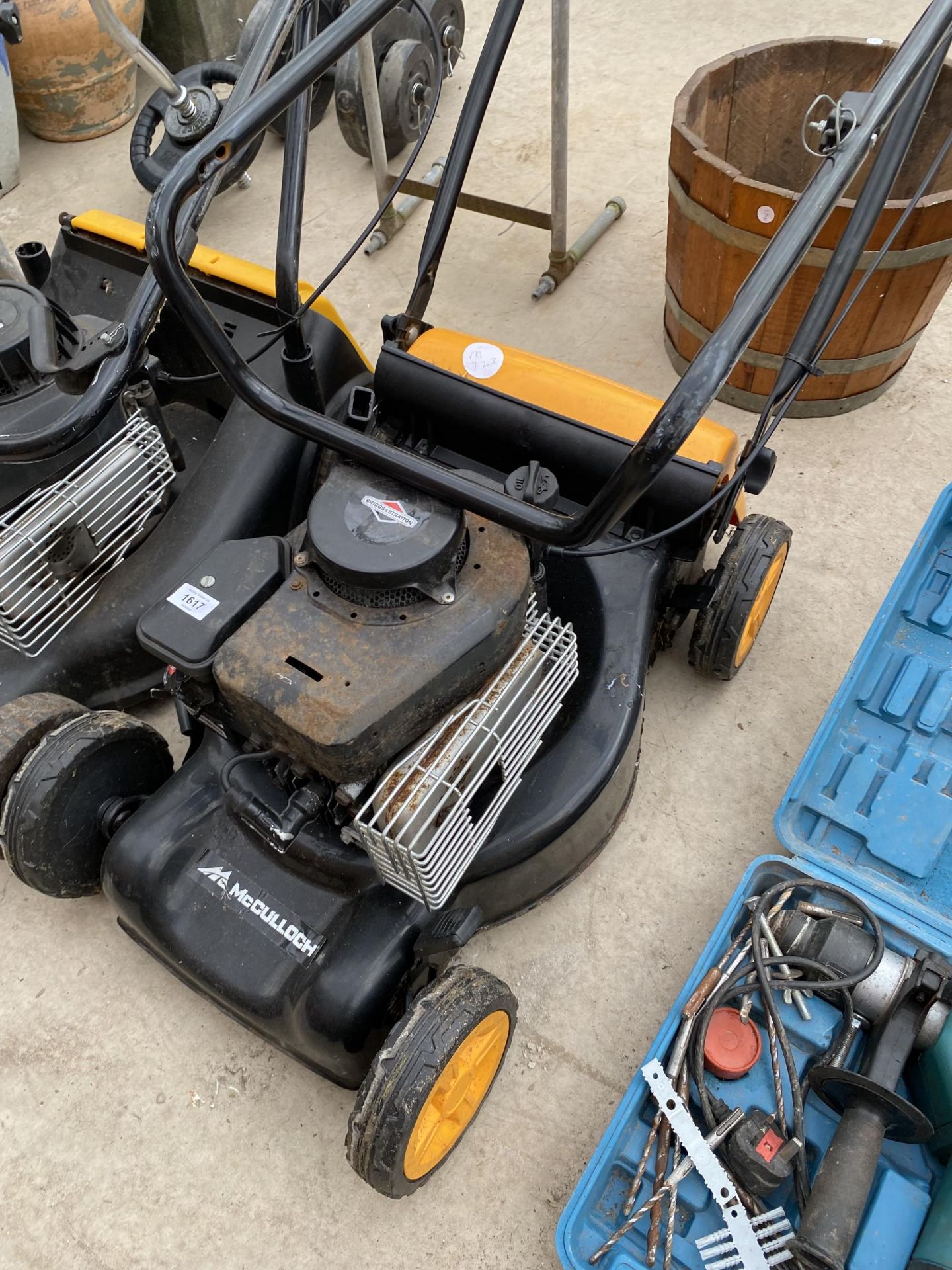 TWO MCCULLOCH PETROL LAWN MOWERS FOR SPARES AND REPAIRS - Image 2 of 3