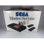 A RETRO SEGA MASTER SYSTEM GAMES CONSOLE