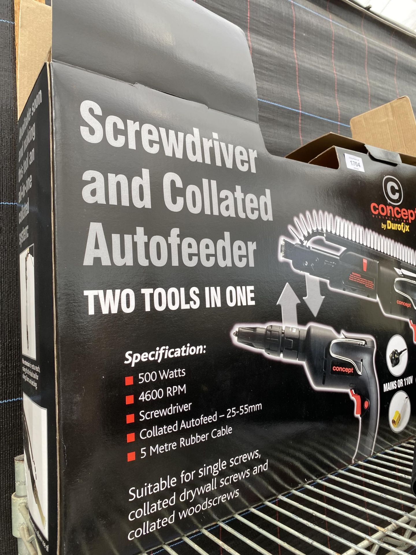 A NEW AND BOXED CONCEPT BY DUROFIX SCREWDRIVER AND COLLATED AUTOFEEDER - Image 2 of 2