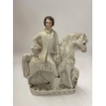 A STAFFORDSHIRE POTTERY PRINCE OF WALES FIGURE