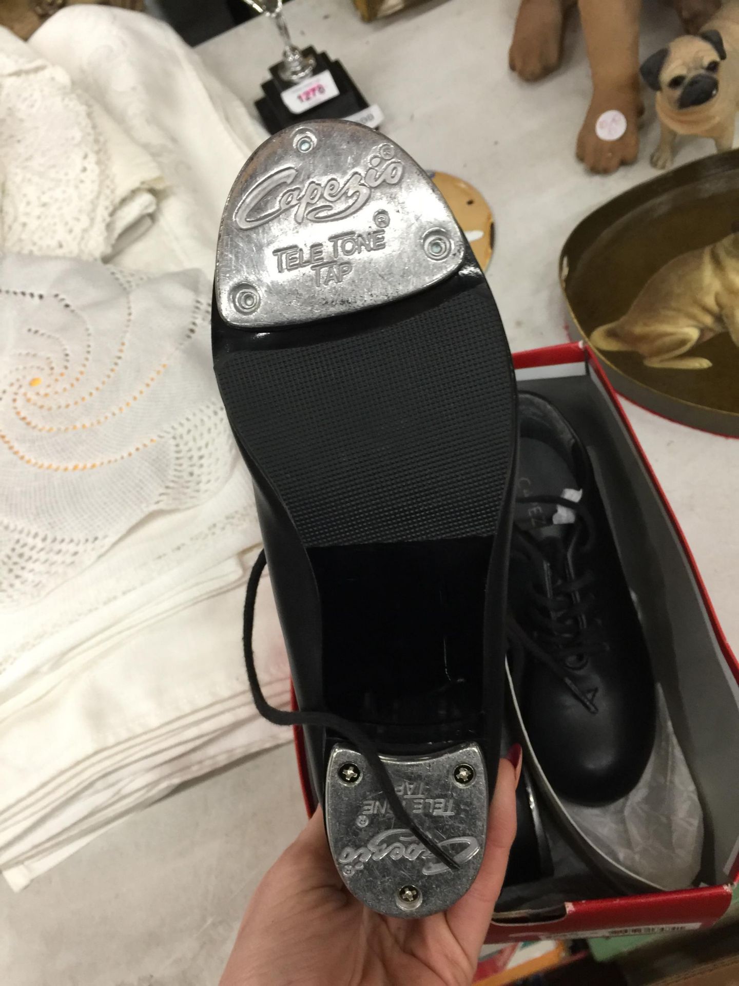 TWO PAIRS OF CAPEZIO CHILD'S TAP DANCING SHOES - Image 3 of 3