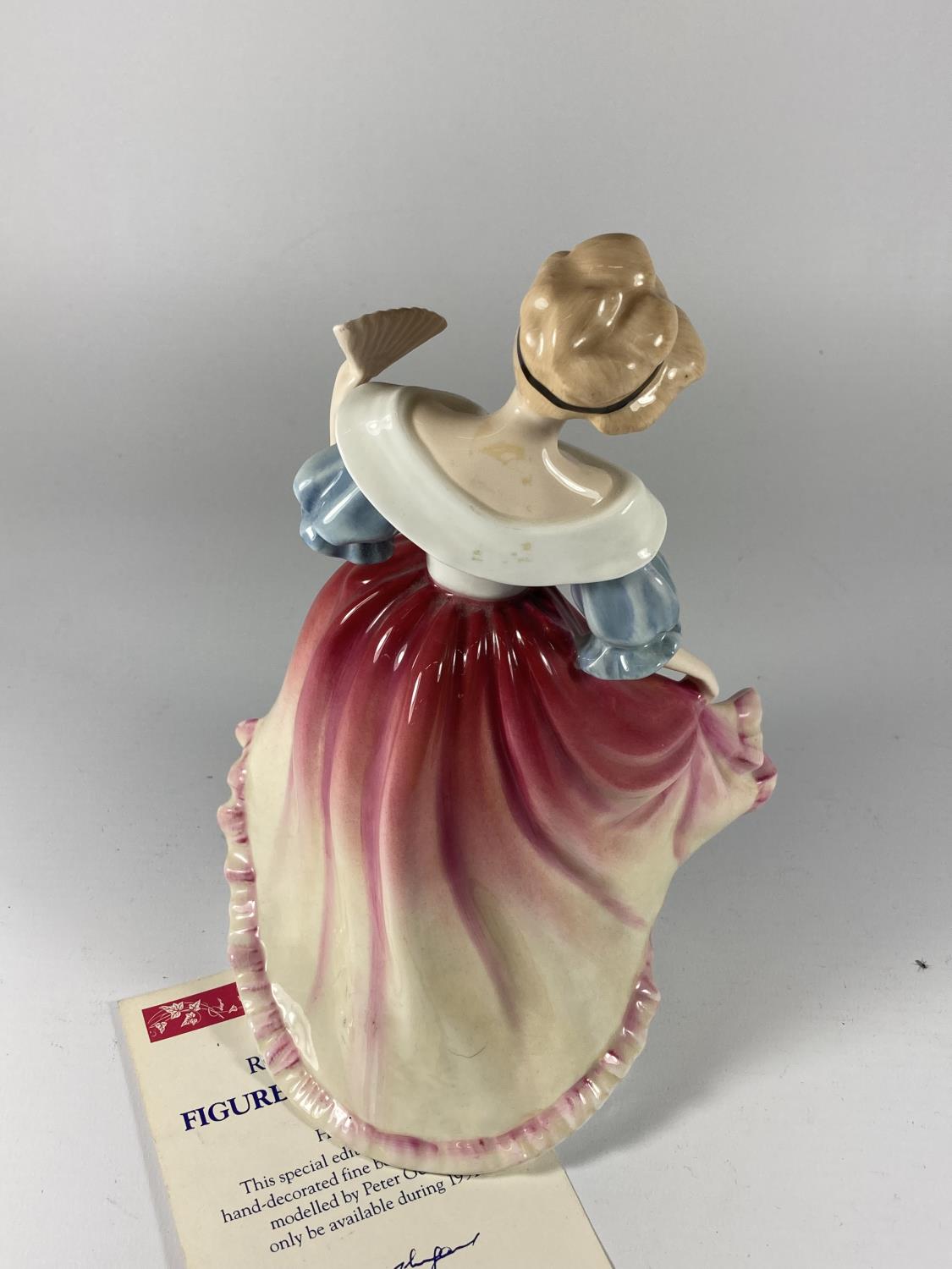 A ROYAL DOULTON FIGURE AMY WITH CERTIFICATE - Image 2 of 3