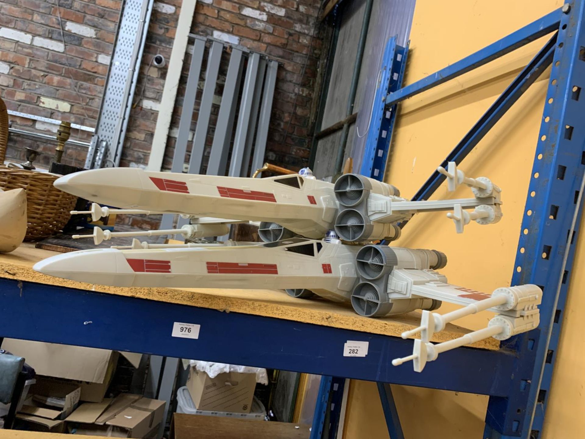 TWO STAR WARS X-WING STARFIGHTERS