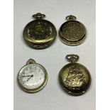 FOUR POCKET WATCHES