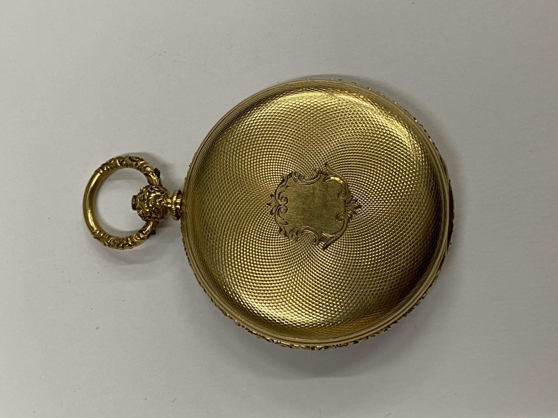 A GOLDSMITHS ALLIANCE, CORNHILL, LONDON 18CT YELLOW GOLD POCKET WATCH, GROSS WEIGHT 62G (MISSING - Image 4 of 6
