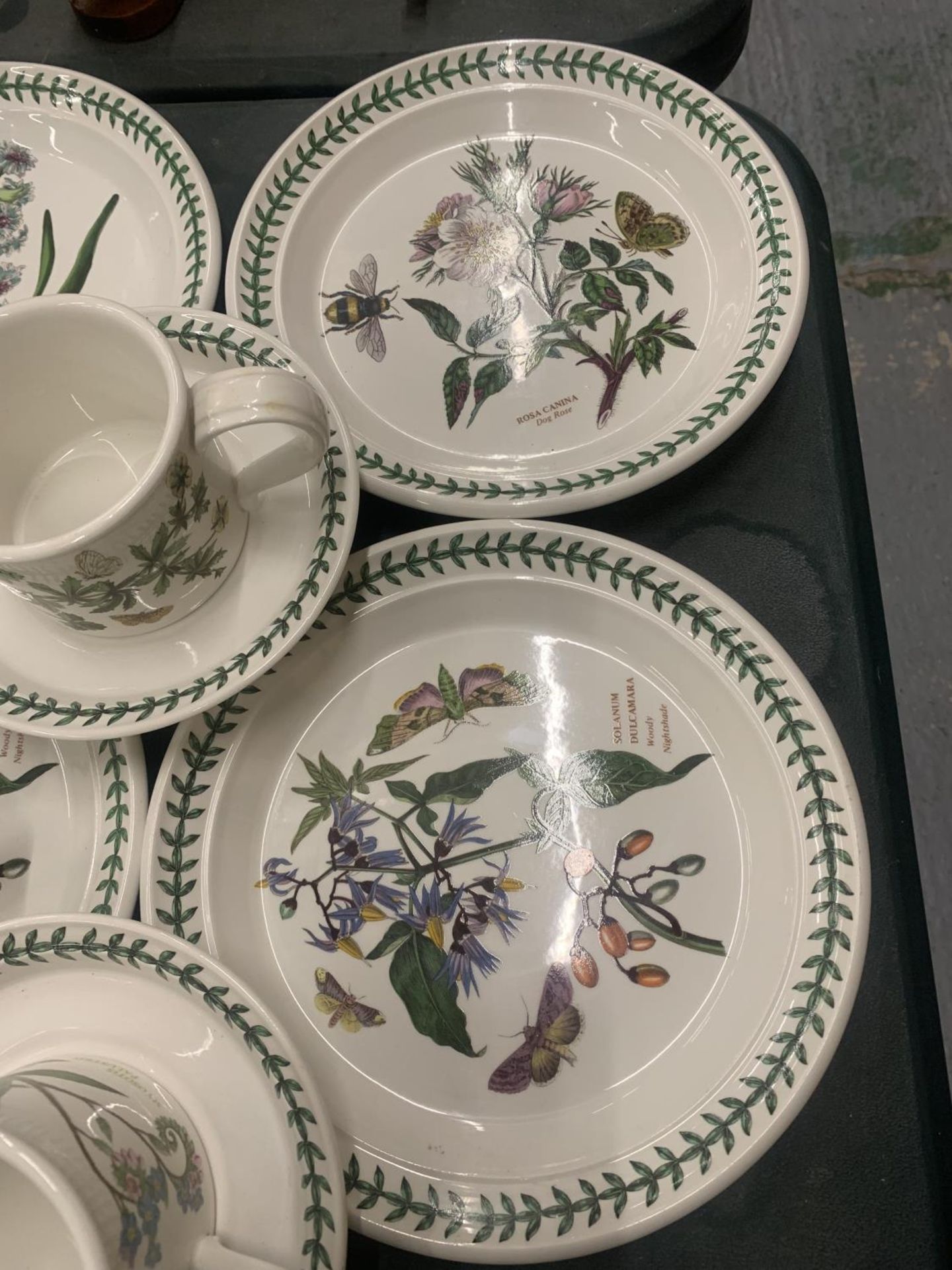 A LARGE QUANTITY OF PORTMEIRION 'BOTANIC GARDEN' AND 'POMONA' DINNERWARE TO INCLUDE PLATES, CUPS, - Image 4 of 6