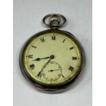 A SILVER POCKET WATCH