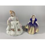 TWO ROYAL DOULTON FIGURES TO INCLUDE DINKY DO AND AMANDA