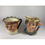 TWO ROYAL DOULTON TOBY JUGS