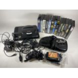 A RETRO SEGA MEGADRIVE GAMES CONSOLE, ACCESSORIES & GAMES