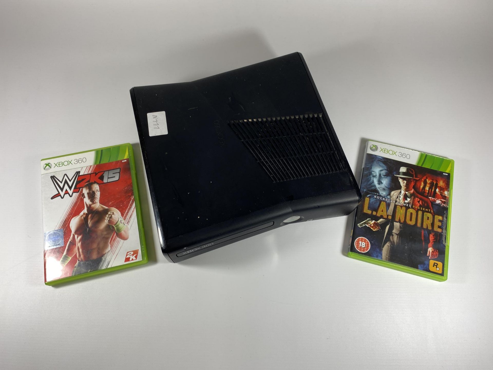 AN XBOX 360 CONSOLE AND WWE & L.A NOIRE GAMES - Image 2 of 2