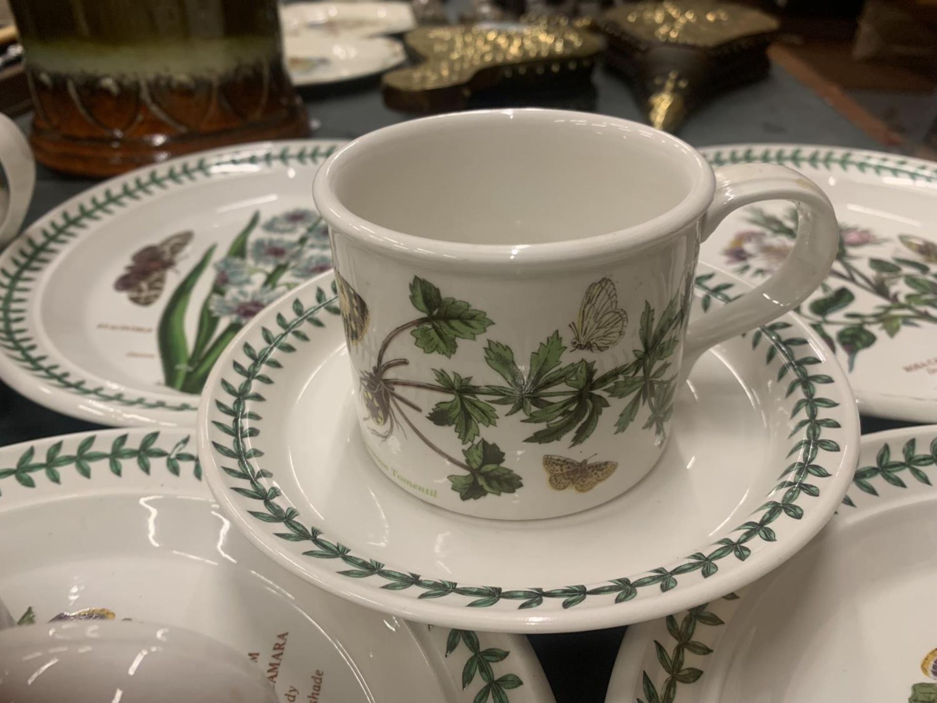 A LARGE QUANTITY OF PORTMEIRION 'BOTANIC GARDEN' AND 'POMONA' DINNERWARE TO INCLUDE PLATES, CUPS, - Image 5 of 6