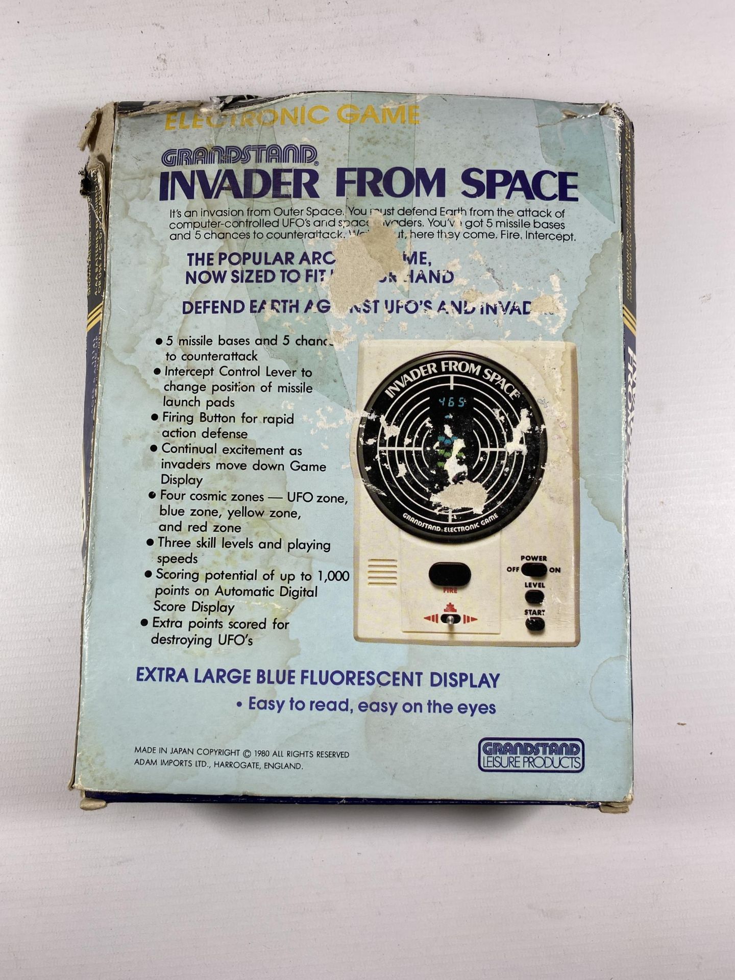 A BOXED RETRO GRANDSTAND INVADER FROM SPACE ARCADE GAME - Image 2 of 3