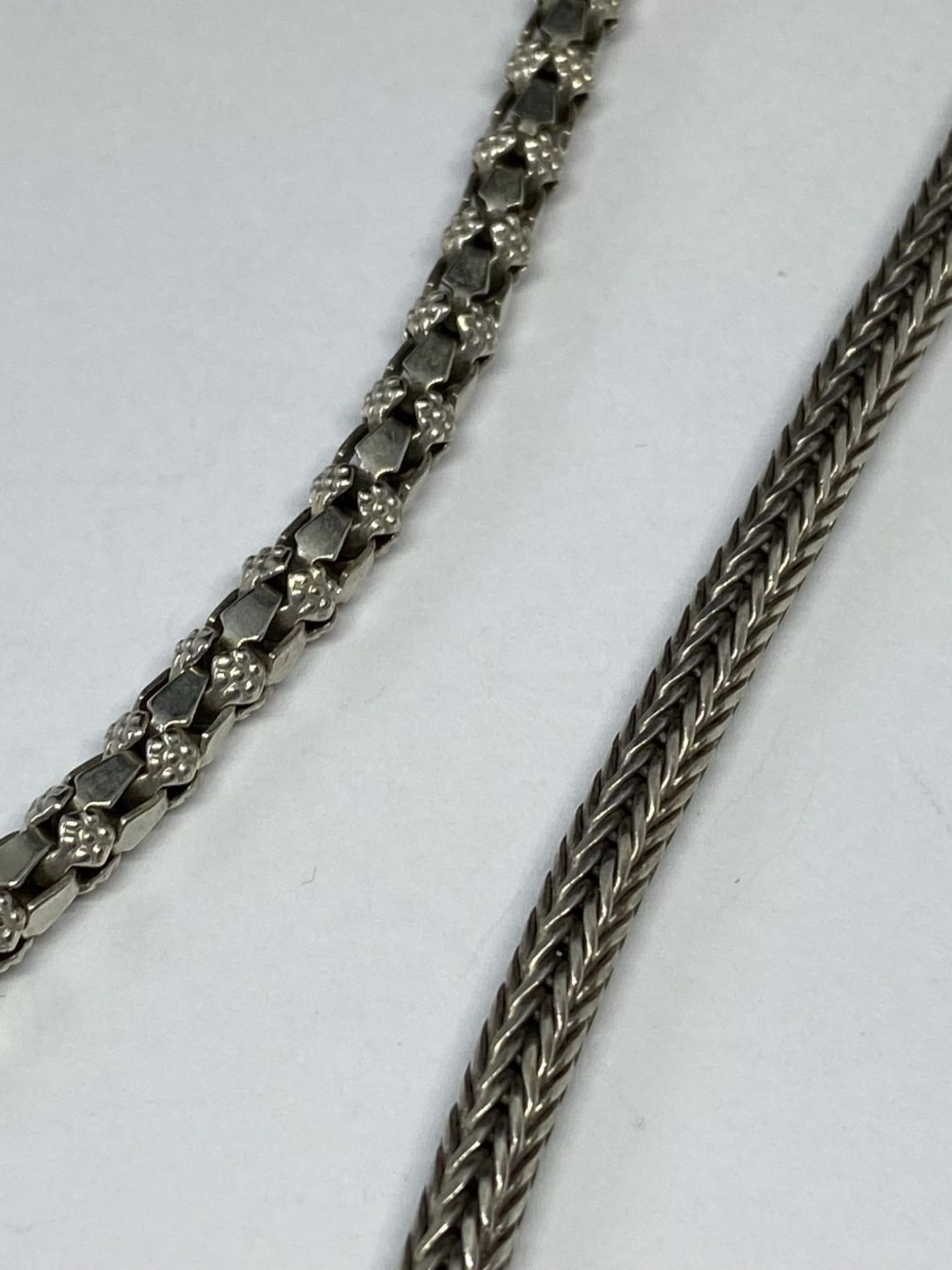 TWO SILVER BRACELETS - Image 2 of 2