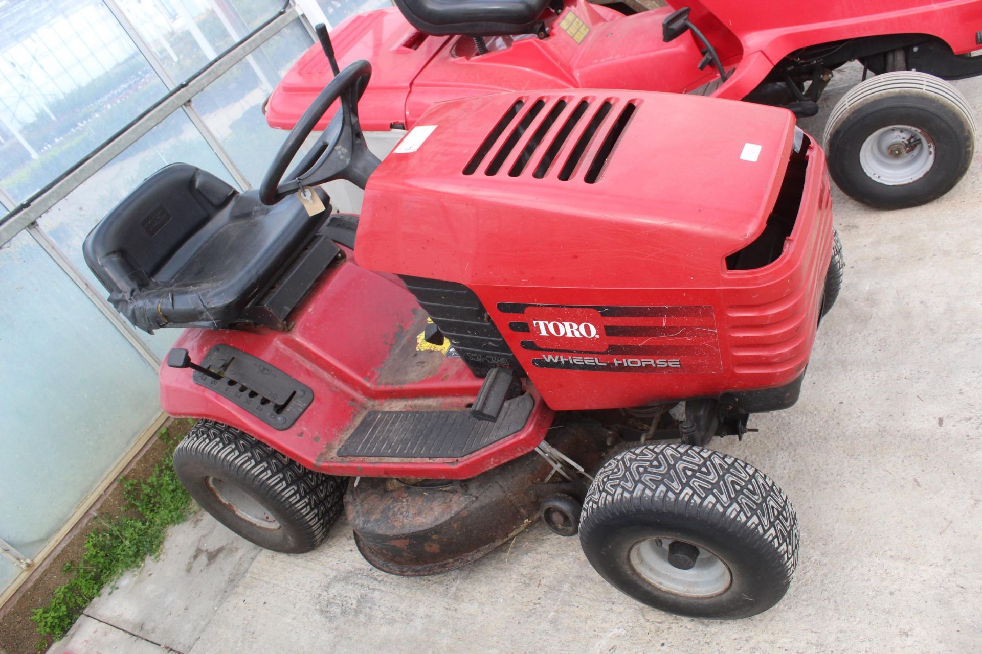 TORO WHEEL HORSE RIDE ON MOWER + VAT