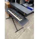 A YAMAHA PSR-4600 ELECTRIC KEYBOARD AND STAND