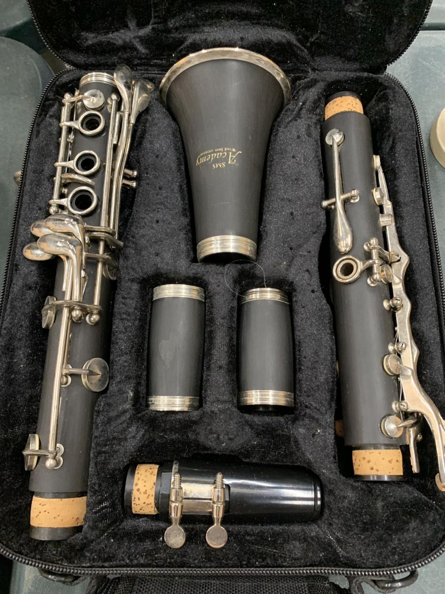 AN SMS ACADEMY BLACK CLARINET IN A FITTED SOFT CASE - Image 2 of 4