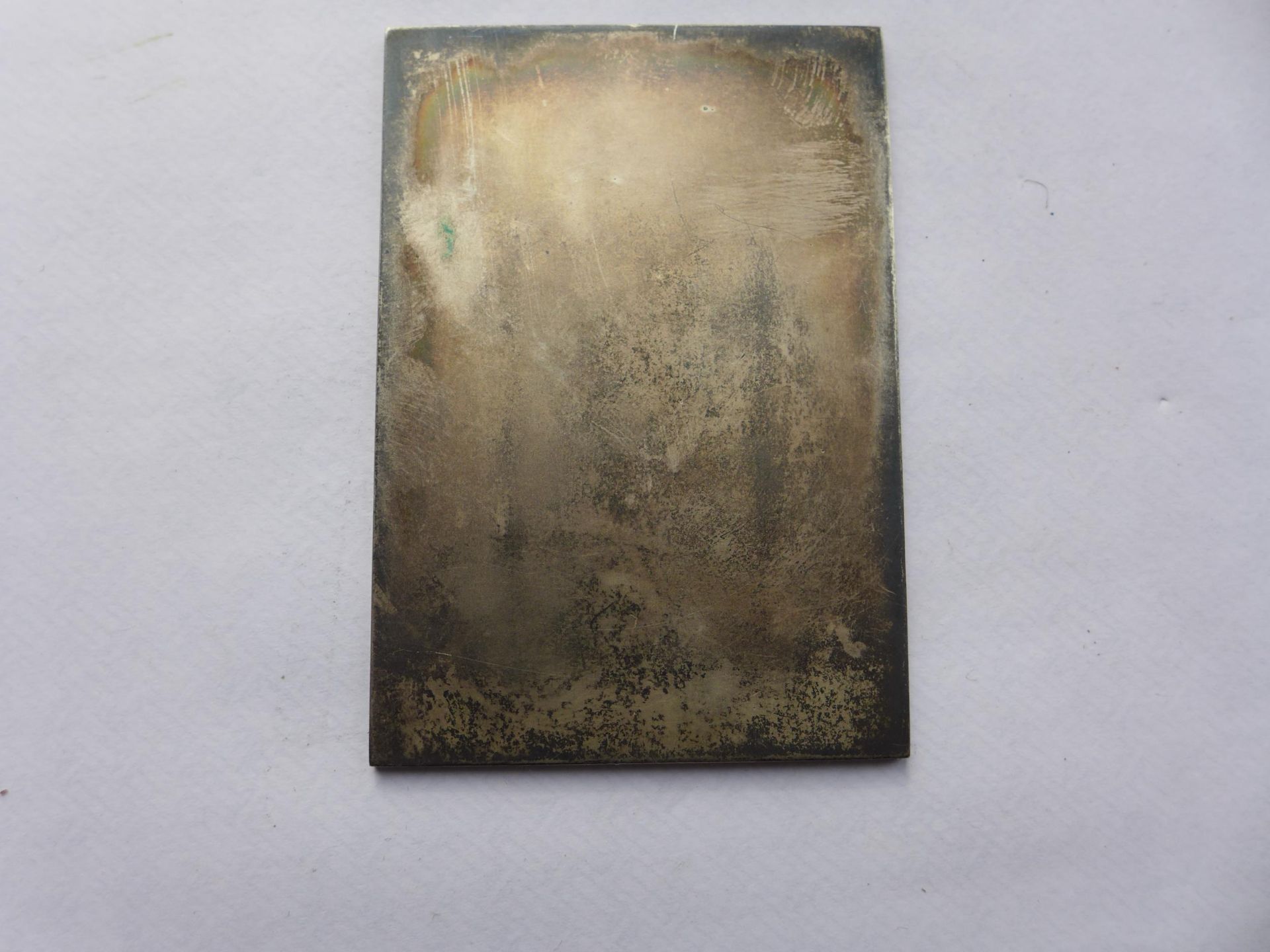 A CASED WHITE METAL EDUARDO HIRSCHBERG UNIFACE PLAQUE DATED 18TH MARCH 1919 BY F TROJANA, 72MM BY - Image 6 of 6