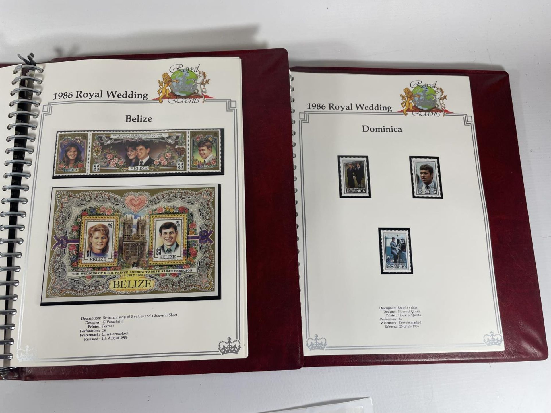 A TWO VOLUME COLLECTION OF THE ROYAL WEDDING , ANDREW AND SARAH , EDITION 291 - Image 3 of 5
