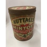 A VINTAGE 'NUTTALL'S' MINTOES TIN