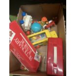 A QUANTITY OF CHILDREN'S TOYS TO INCLUDE FISHER PRICE, ETC