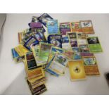 A LARGE QUANTITY OF POKEMON CARDS - APPROX 164