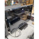 A SONY BRAVIA 40" TELEVISION WITH REMOTE CONTROL