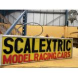 A SCALEXTRIC MODEL RACING CARS ILLUMINATED BOX SIGN