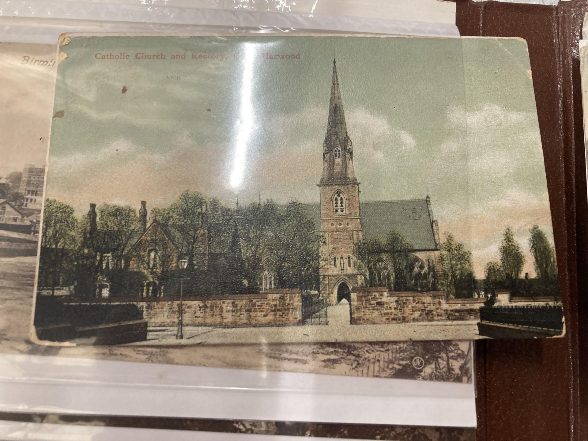 A POSTCARD ALBUM WITH POSTCARDS PLUS A LARGE QUANTITY OF LOOSE VINTAGE POSTCARDS IN PLASTIC SLEEVES - Image 9 of 9