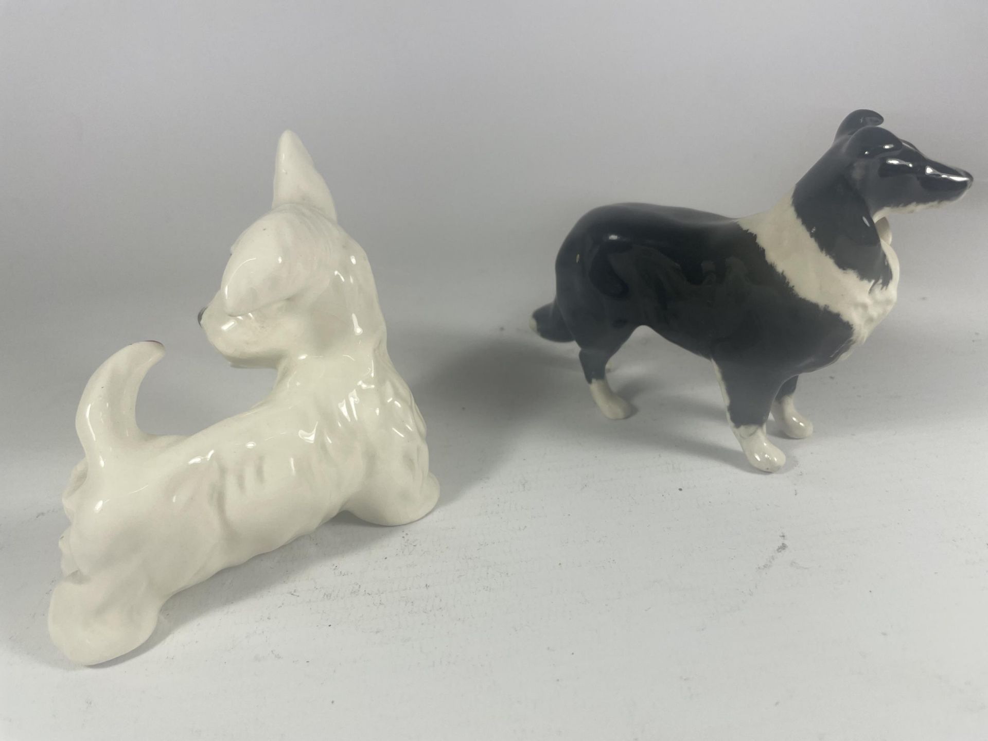 TWO BESWICK DOGS - COLLIE AND SCOTTIE DOG - Image 4 of 5