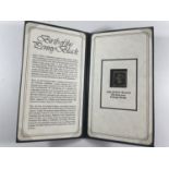 GREAT BRITAIN 1840 QV 1D BLACK , FOUR MARGINED , DISPLAYED IN SPECIAL FOLDER