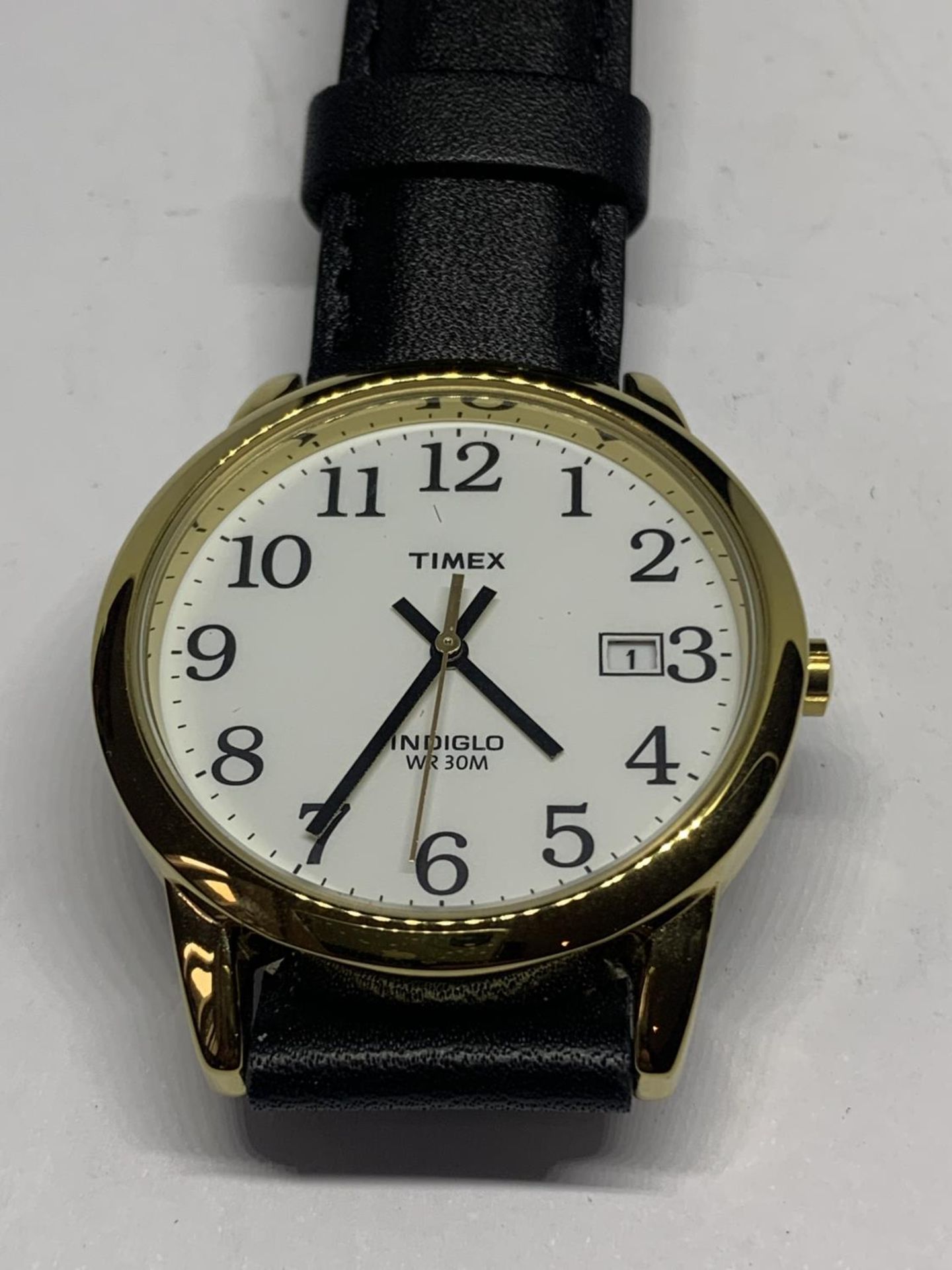 A TIMES INDIGLO WRIST WATCH SEEN WORKING BUT NO WARRANTY - Image 2 of 3