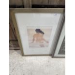 THREE FRAMED PRINTS TO INCLUDE TWO RUSSELL FLINT EXAMPLES