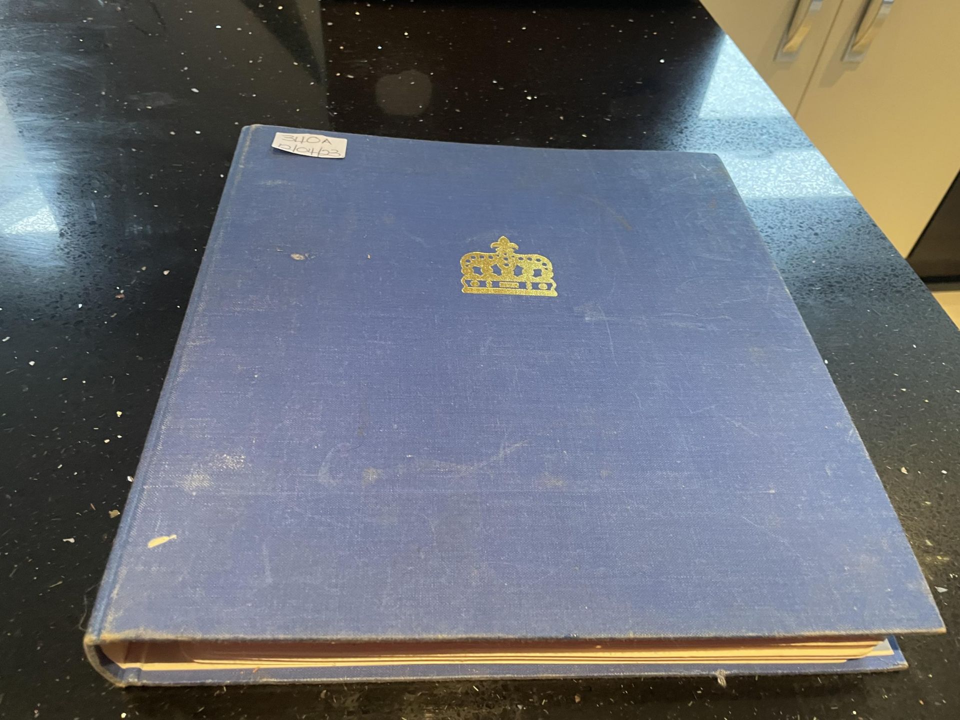 THE ROYAL FAMILY STAMP ALBUM OF WORLD STAMPS - HUNGARY, CUBA, POLAND ETC