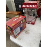 A POPCORN MACHINE AND A MONITORING SYSTEM
