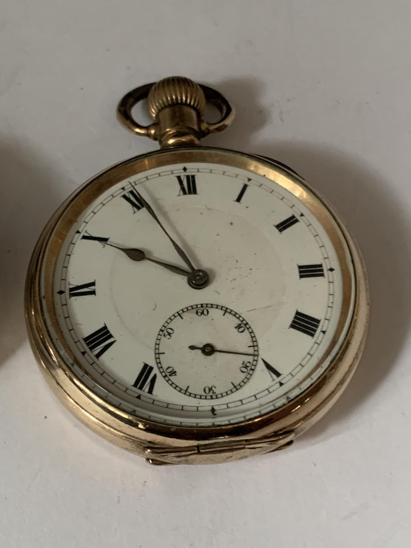 TWO POCKET WATCHES ONE GOLD PLATED - Image 2 of 4