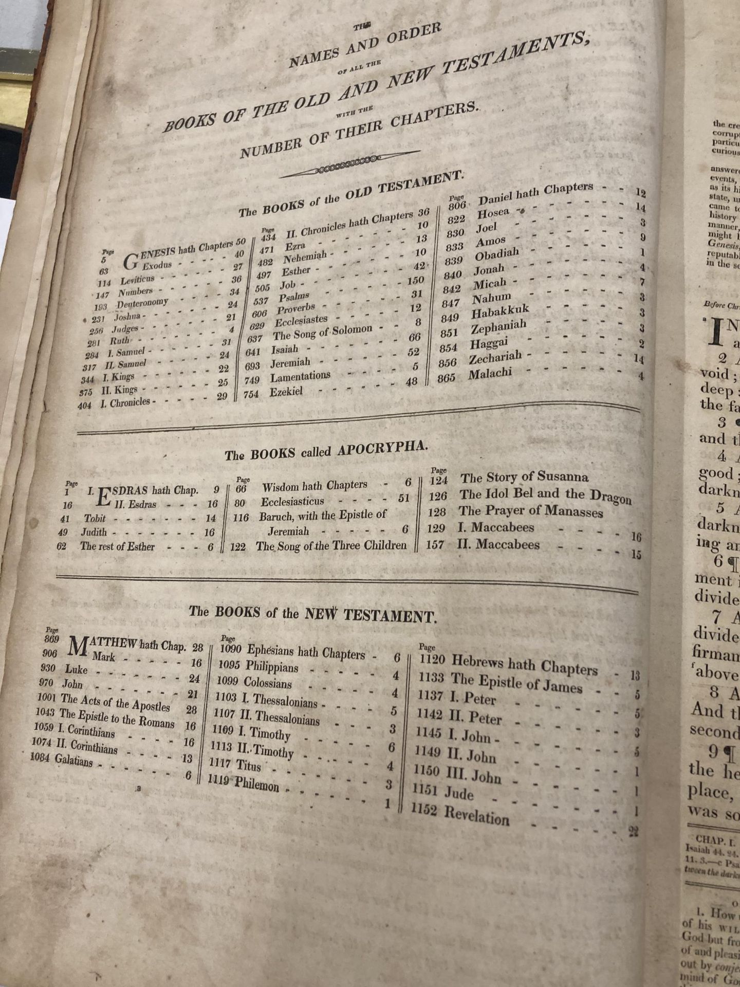 A LARGE ANTIQUARIAN BIBLE OVER 200YEARS OLD PUBLISHED BY NUTTALL, FISHER AND DIXON, LIVERPOOL, 1813 - Image 6 of 7