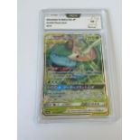 A JAPANESE GRADED POKEMON CARD -VENUSAUR & SNIVY GX001/064 REMIX BOUT- PCA GRADE - 10