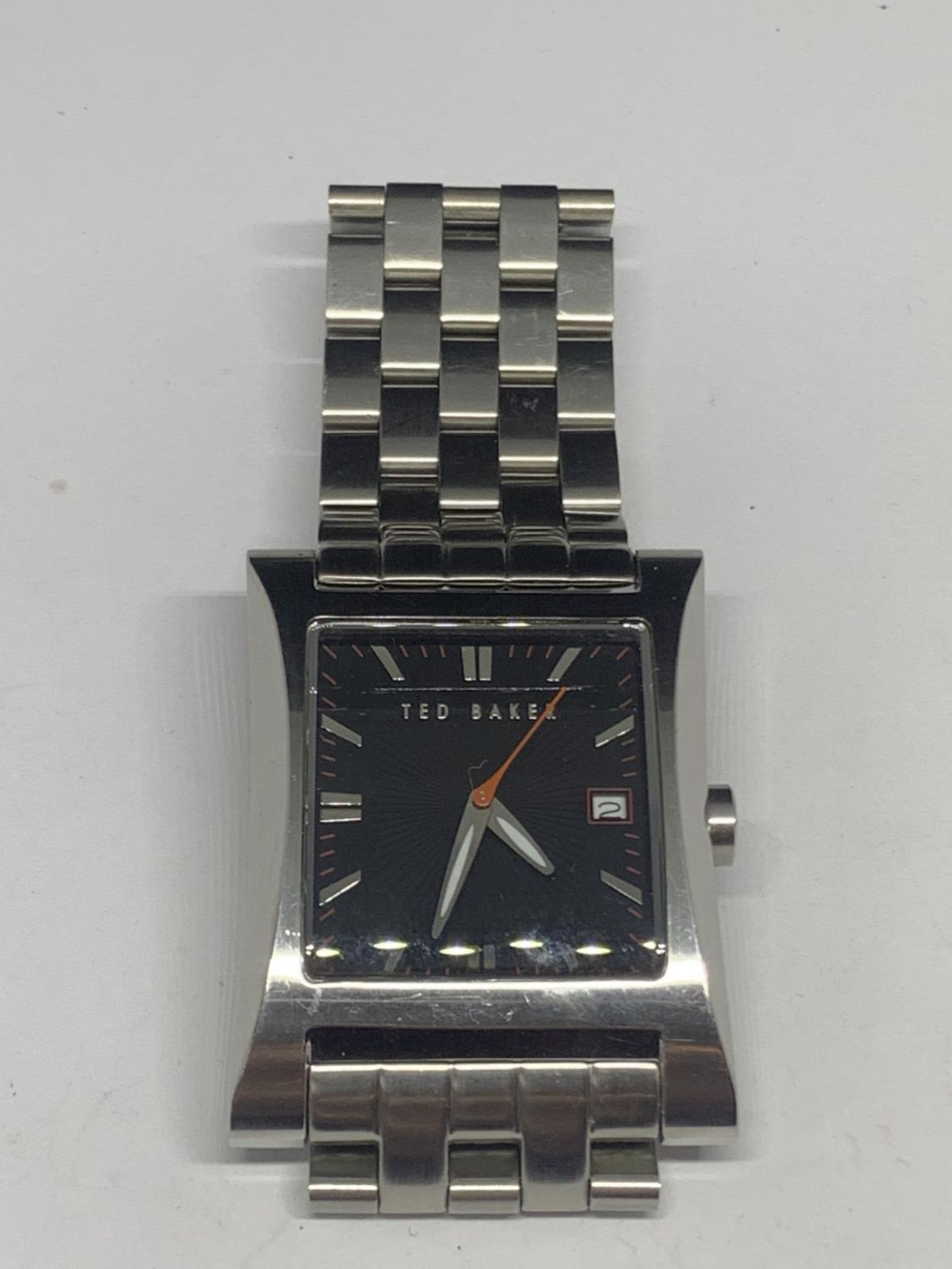 A TED BAKER WRIST WATCH SEEN WORKING BUT NO WARRANTY