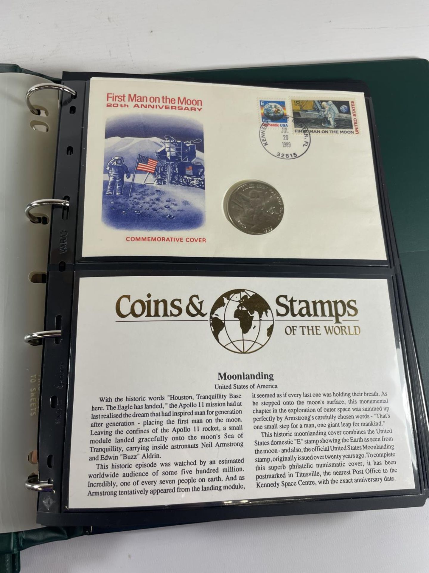 AN EIGHT VOLUME COLLECTION OF THE BRITISH ISLES COIN COVER COLLECTION . INCLUDED 105 COINS , 3 - Image 3 of 9
